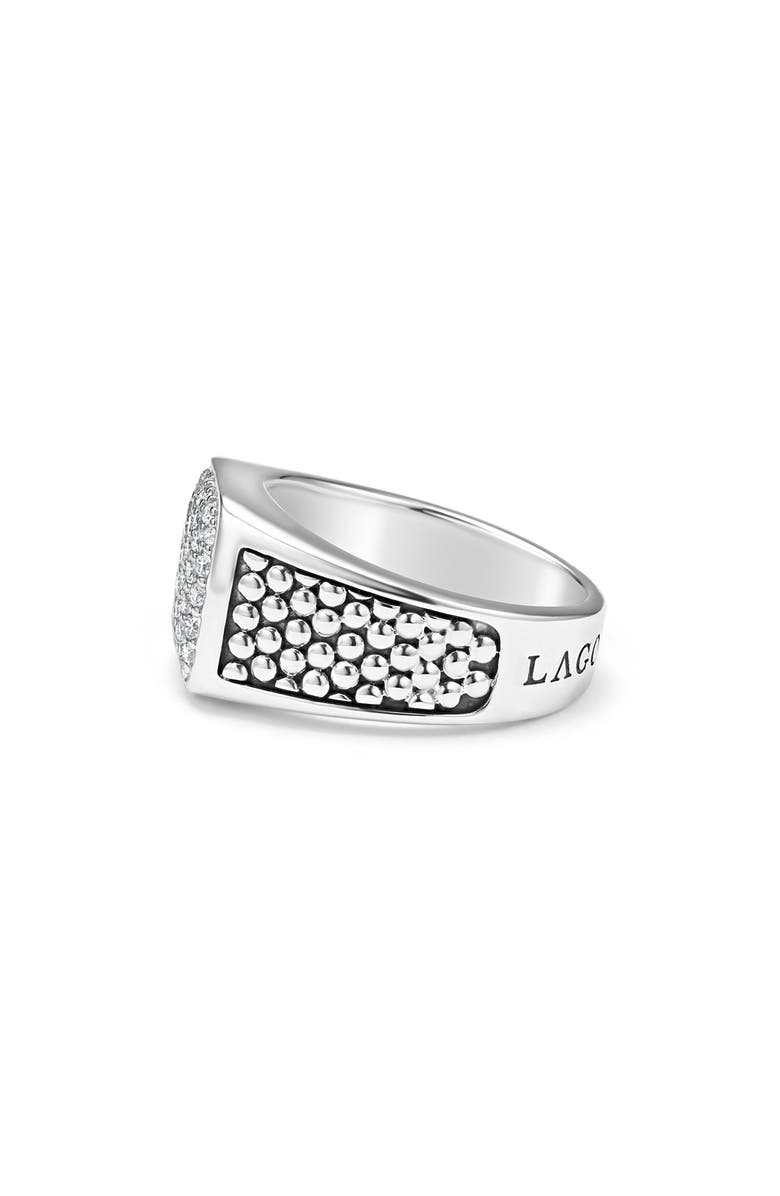 LAGOS Men's Anthem Diamond Ring, Alternate, color, Silver