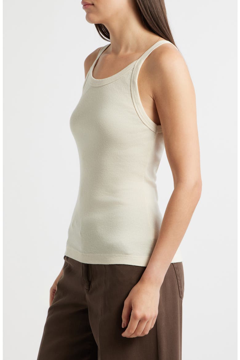 Ariel Cotton Rib Camisole, Alternate, color, CREAM