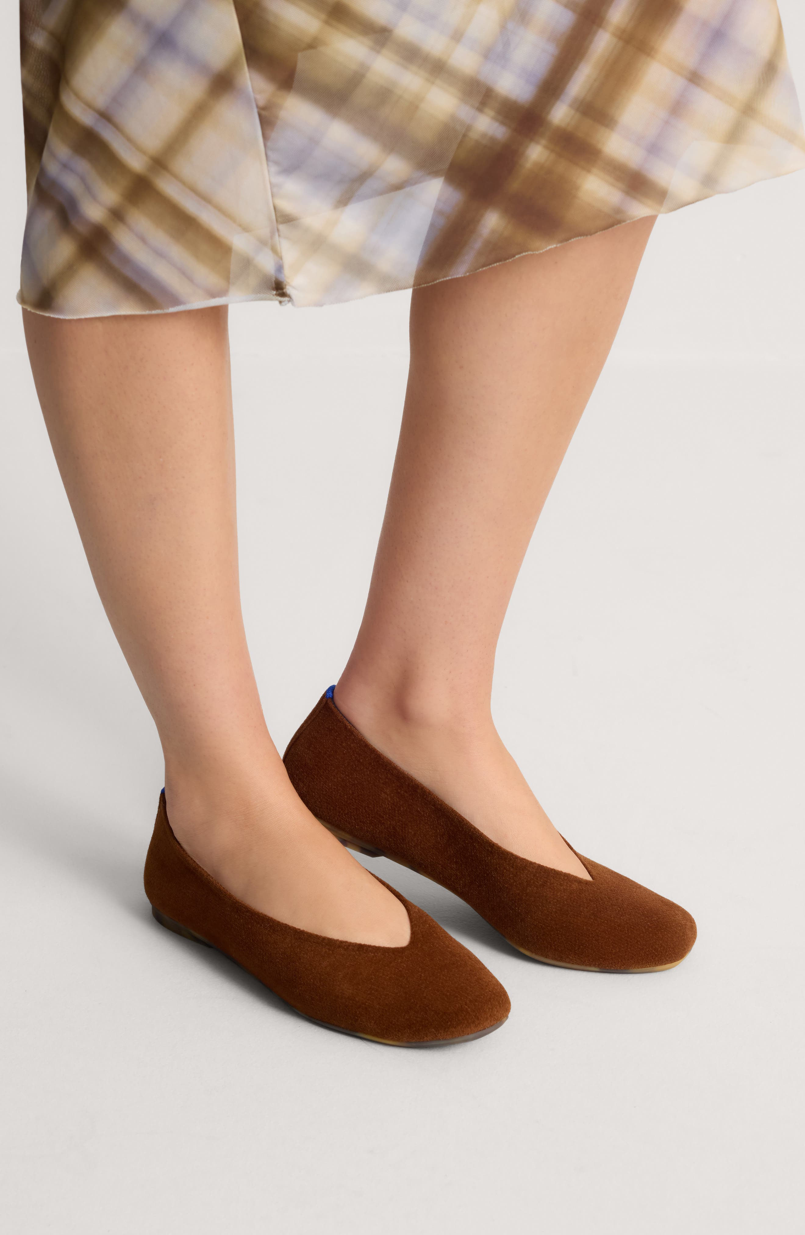 The ReVelvet Max Square Toe Ballet Flat, Alternate, color, REVELVET RUSSET