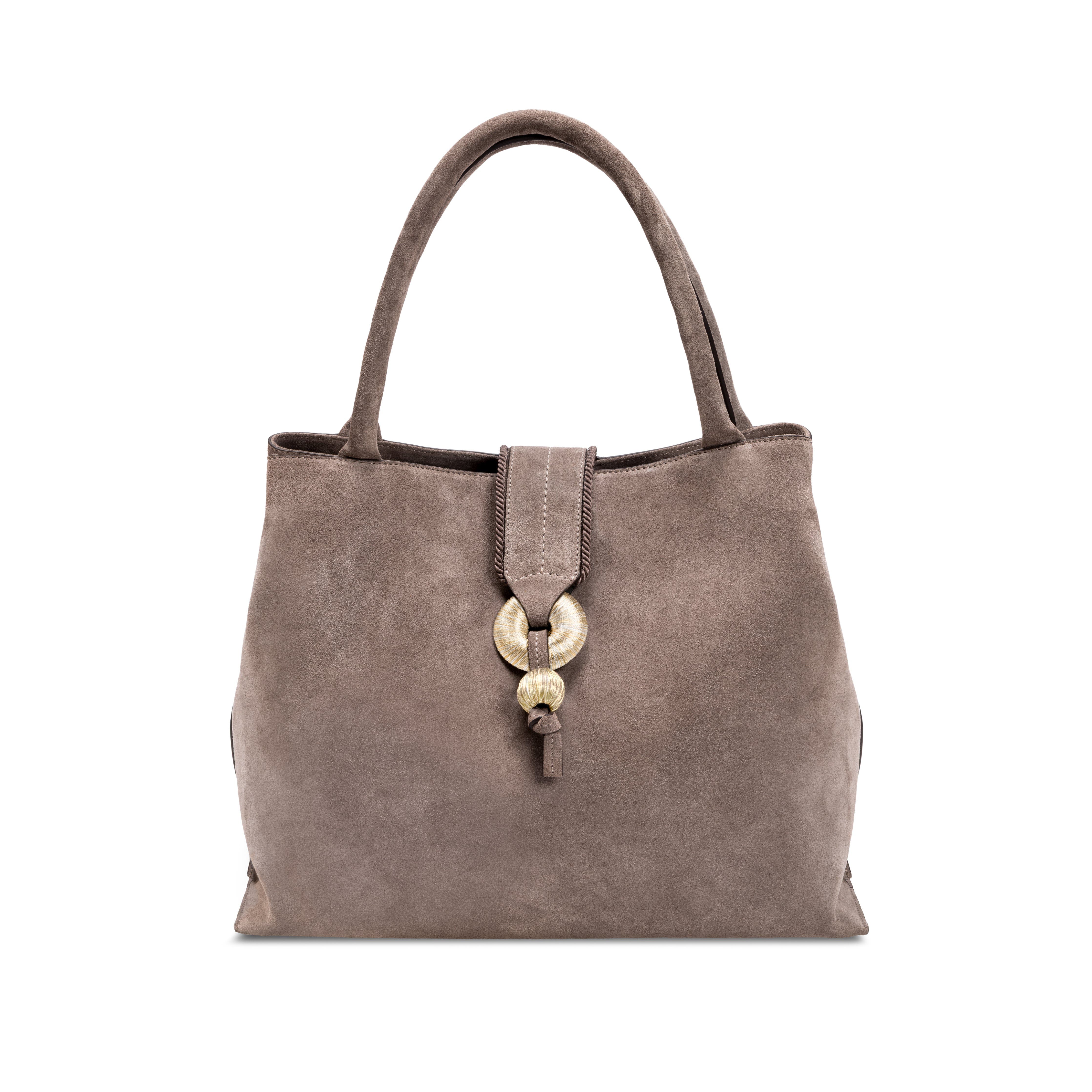 Boho Chic Taupe Medium Tote Bag, Alternate, color, Taupe