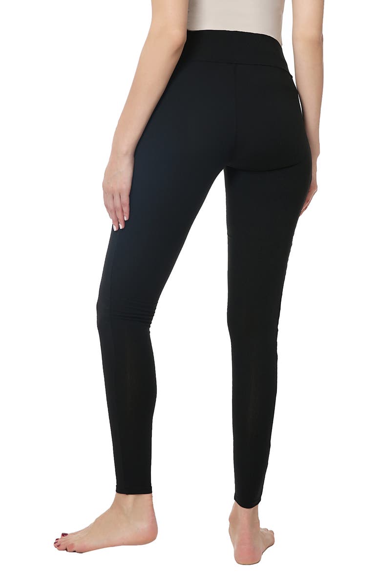 Hope Under the Belly Maternity Leggings, Alternate, color, BLACK