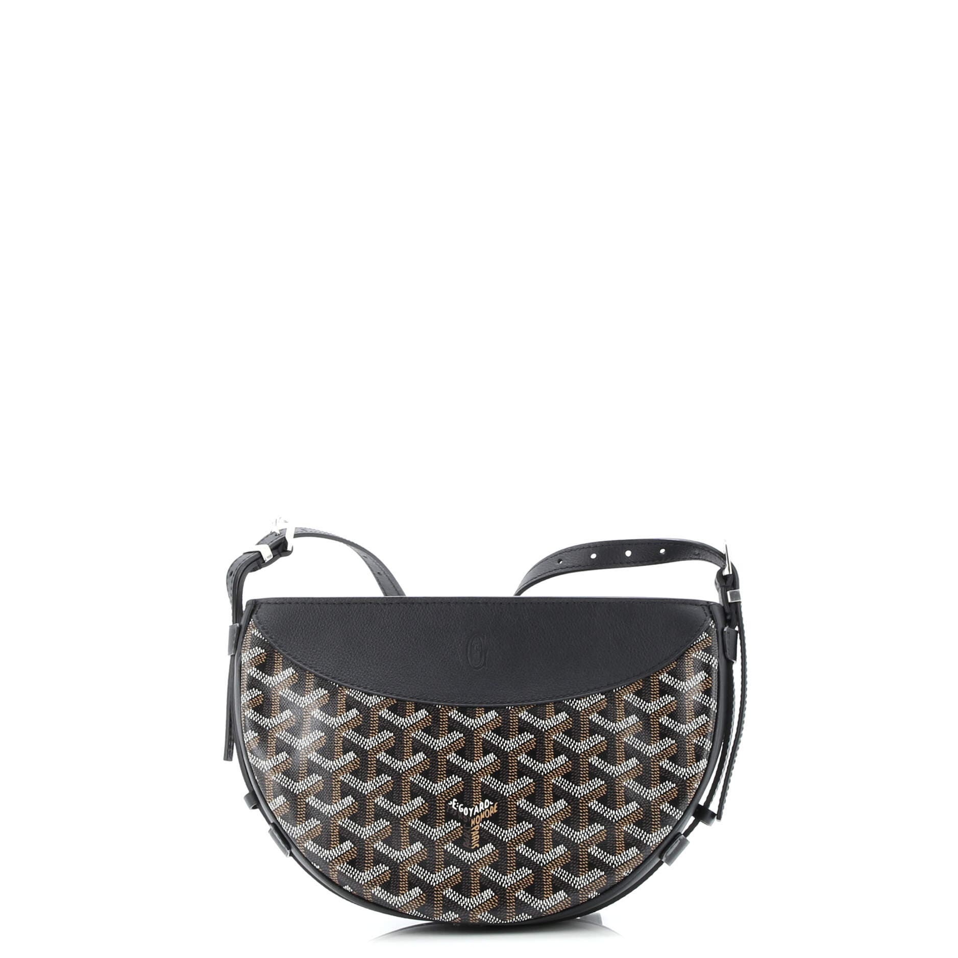 Pre-Owned Goyard Hirondelle Shoulder Bag Coated Canvas and Leather, Alternate, color, 