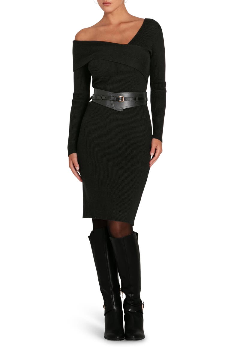 Belle & Bloom The Way You Move Knit Dress, Main, color, Black