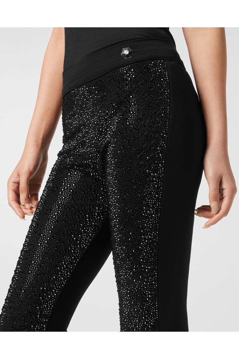 Leggings Mix Strass Women, Alternate, color, black