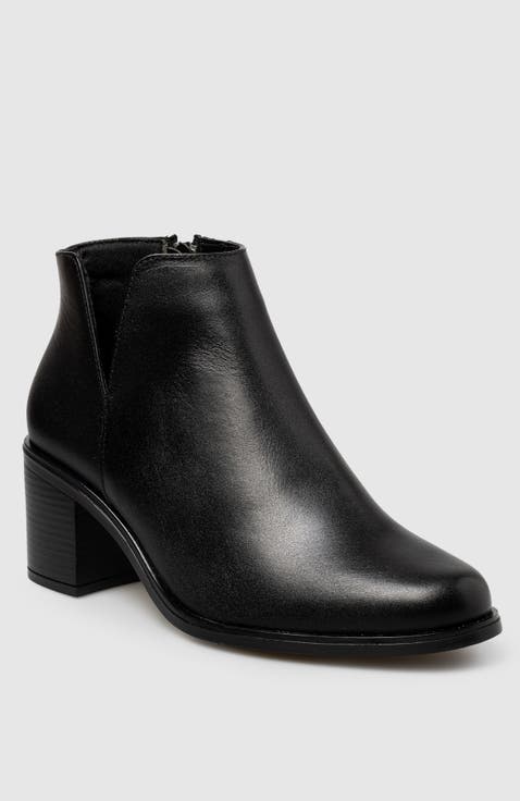 Alexa Block Heel Side Up Bootie