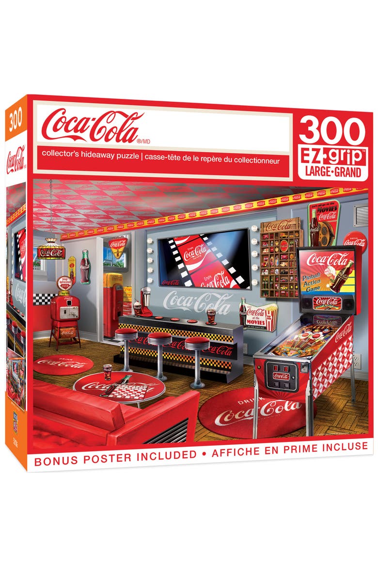Coca-Cola Collector Hideaway 300p Puzzle, Main, color, Multicolor