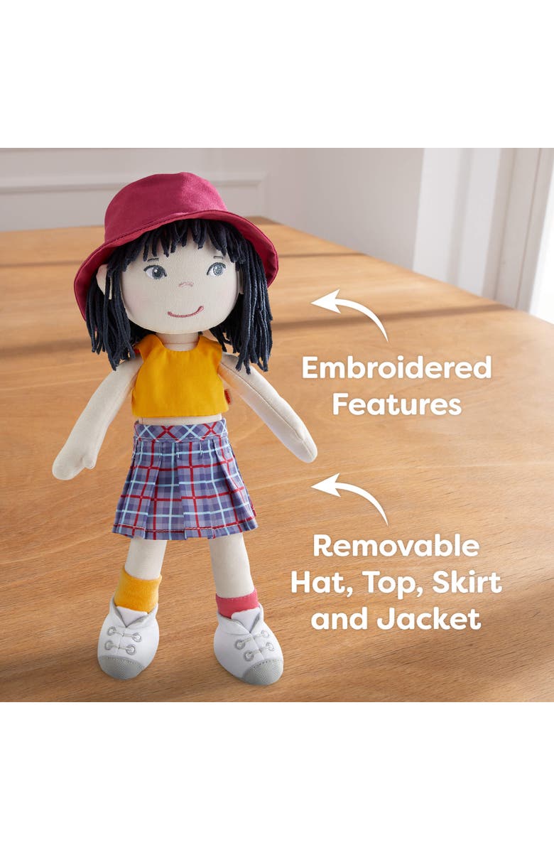 HABA 12" Soft Baby Doll Yuki Washable Toddler Baby Doll, Alternate, color,