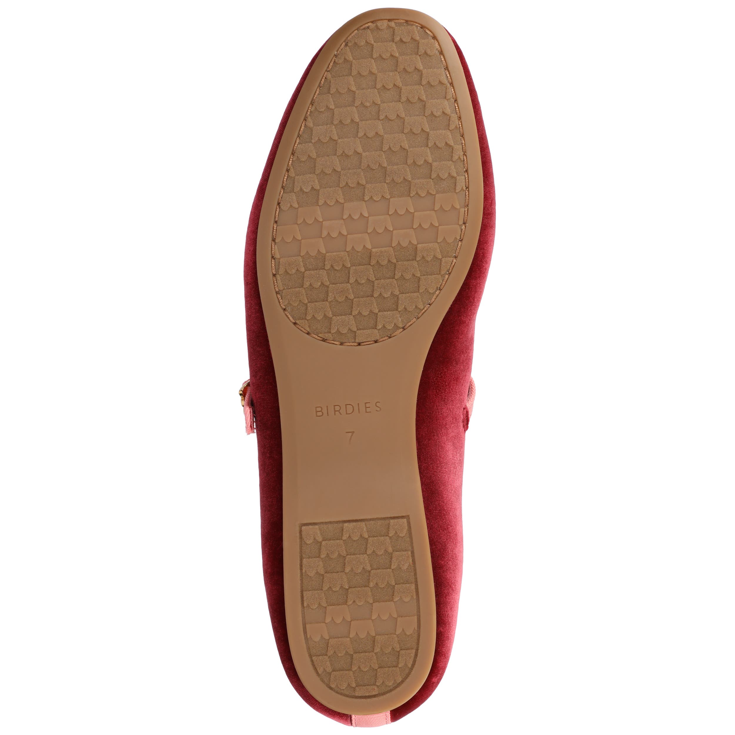 Birdies The Hummingbird Mary Jane Velvet, Alternate, color, Cognac Velvet