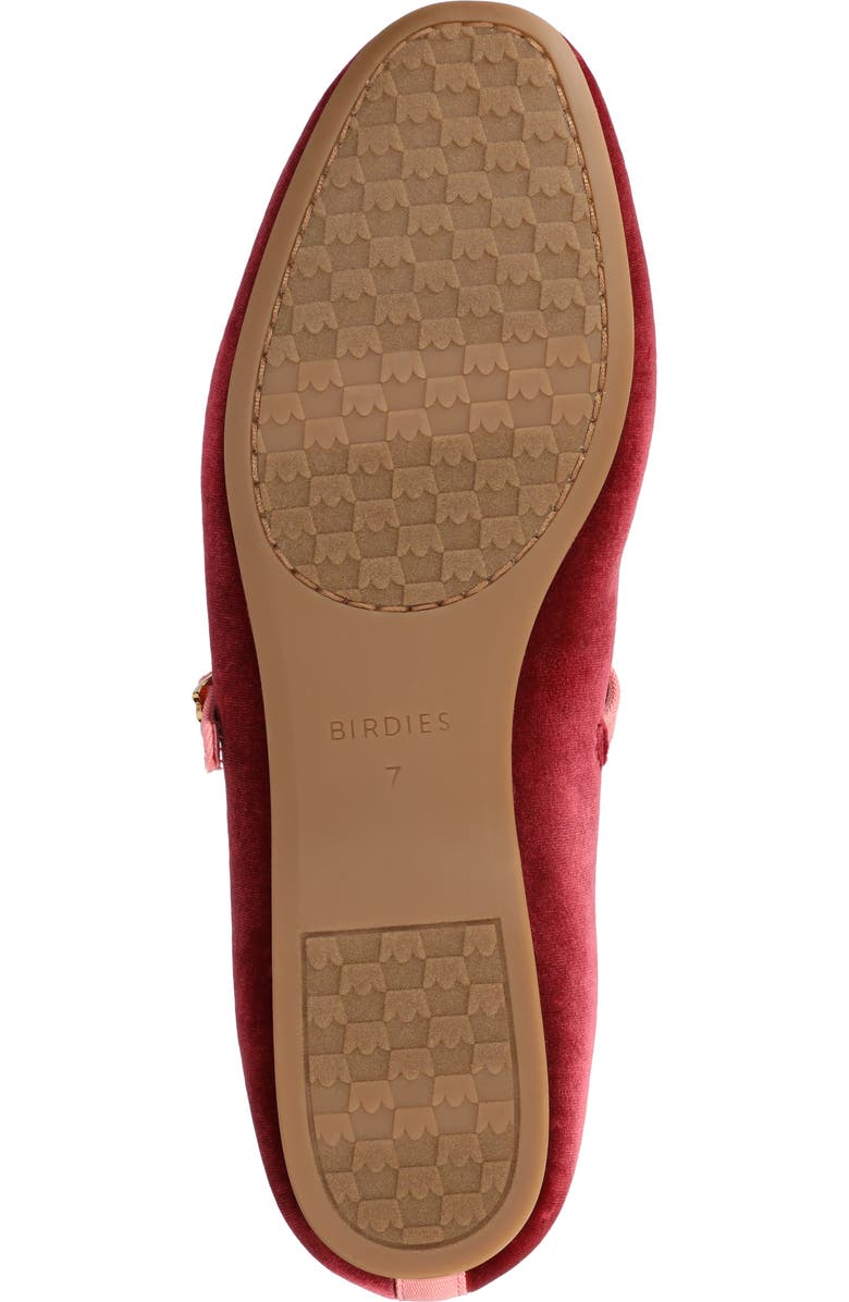 Birdies The Hummingbird Mary Jane Velvet, Alternate, color, Cognac Velvet
