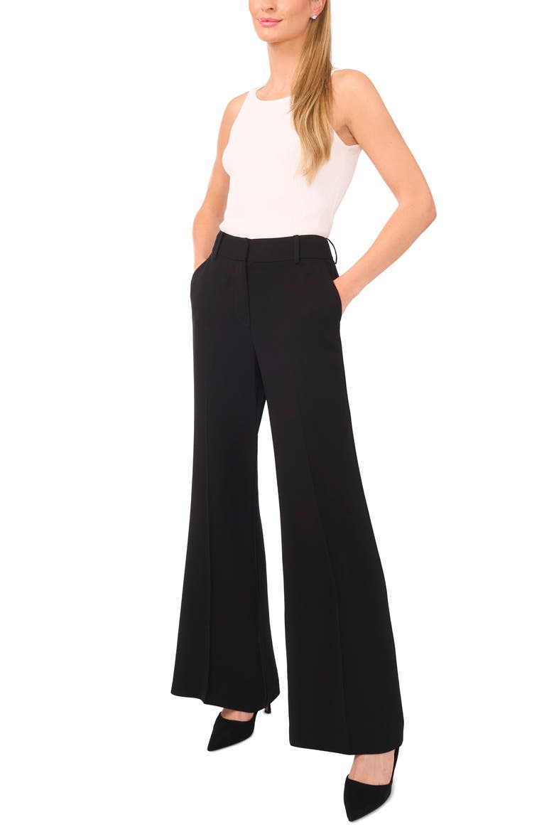 Wide Leg Pants, Alternate, color, RICH BLACK