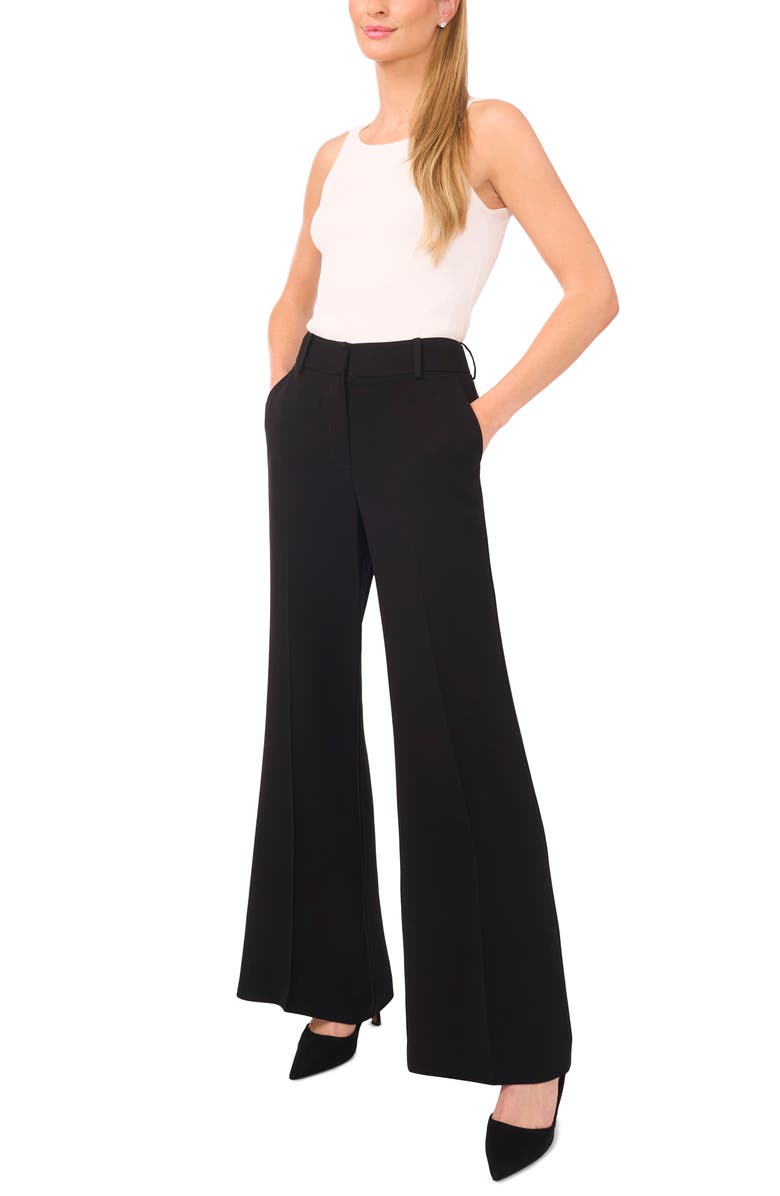 Ted Baker Wide Leg Pants, Alternate, color, Rich Black