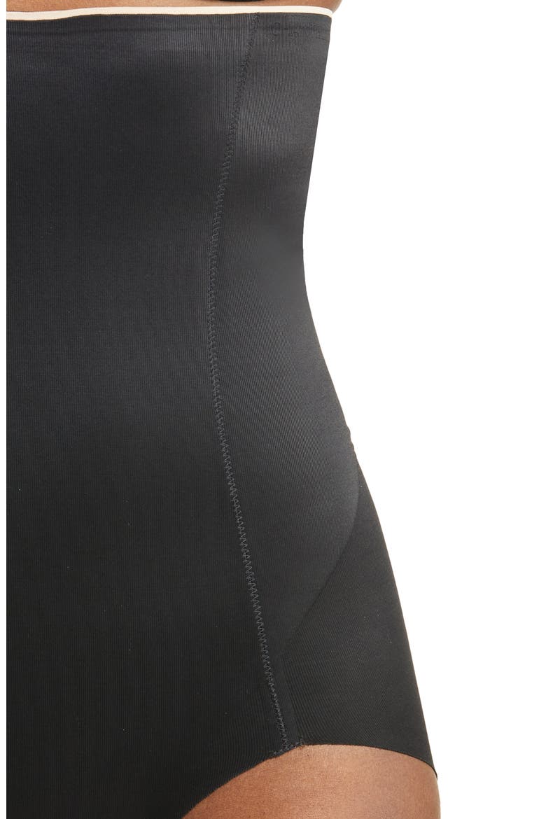 Basic Shaping High Waist Briefs, Alternate, color, BLACK