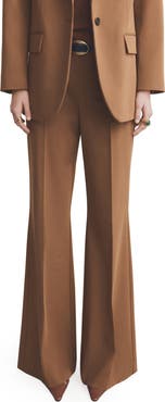 MANGO Milano Wide Leg Pants