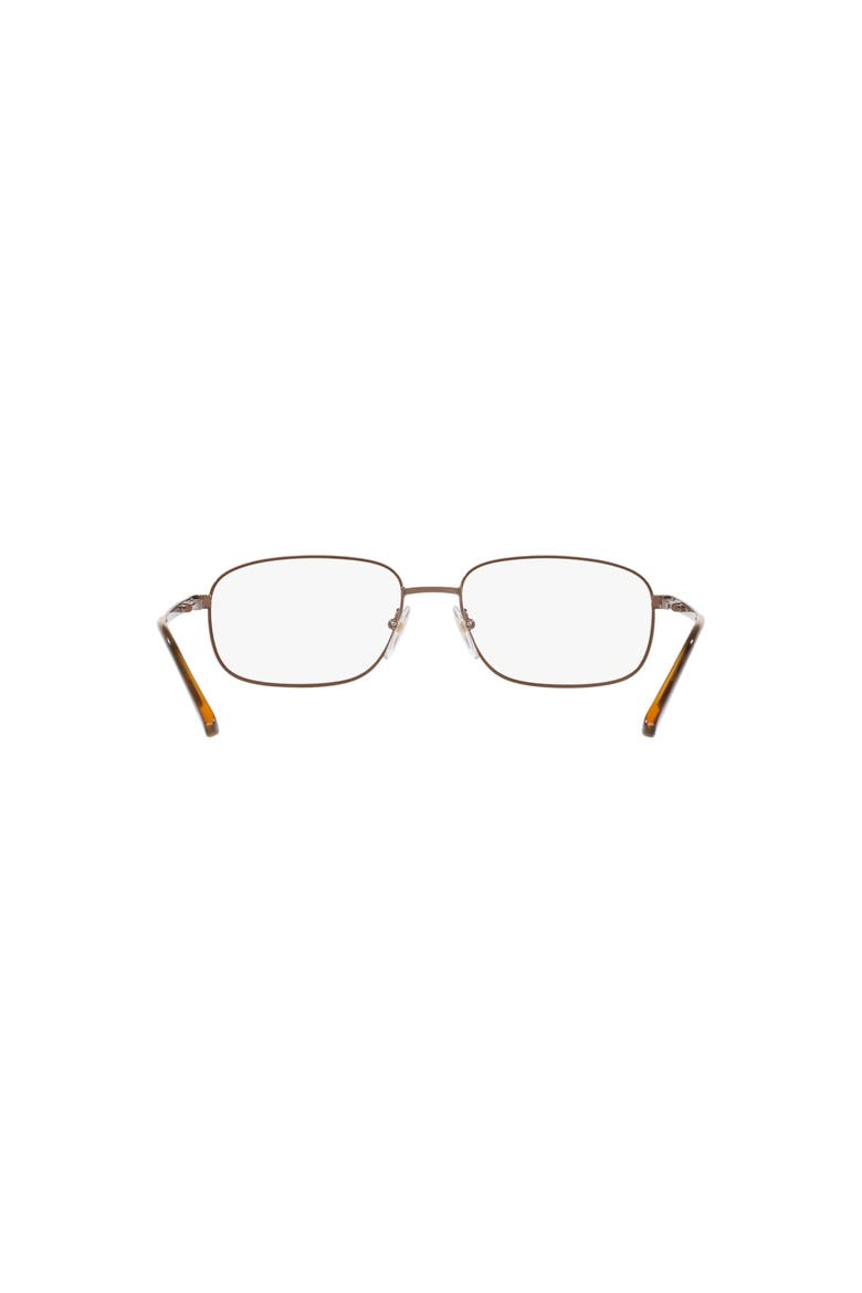56mm Rectangle optical glasses, Alternate, color, Brown