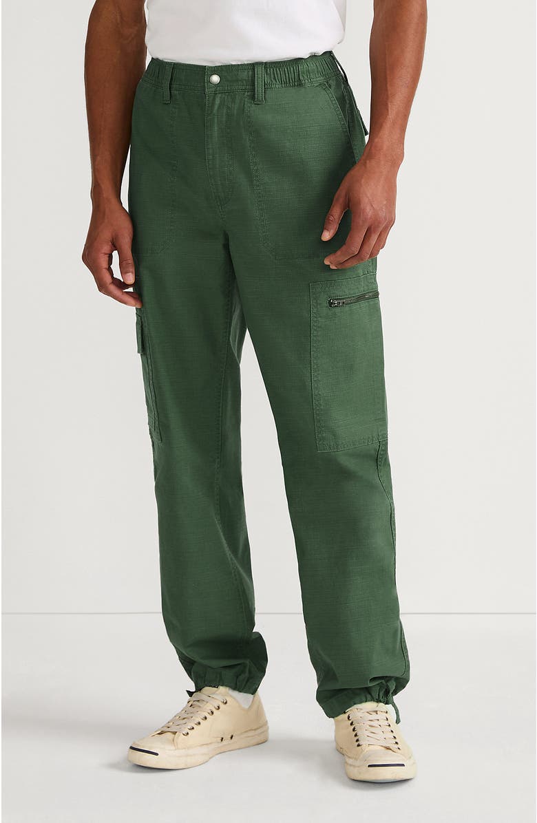 Lands' End Ripstop Parachute Cargo Pants, Main, color, Estate Green