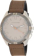 Lucky Brand Canvas Strap Watch