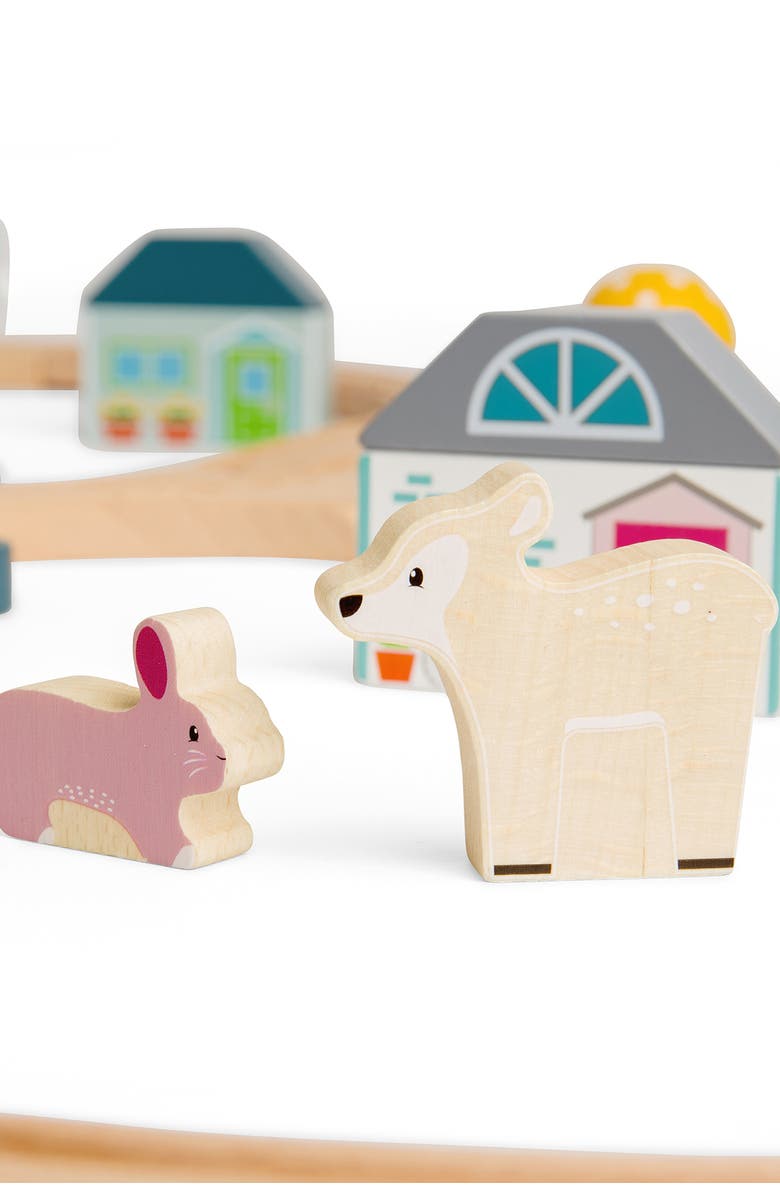 Bigjigs Toys FSC<sup>®</sup> Certified Train Set, Alternate, color, Brown