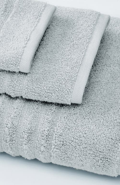 Woven & Weft Combed Cotton 6-pack Hand Towels In Gray