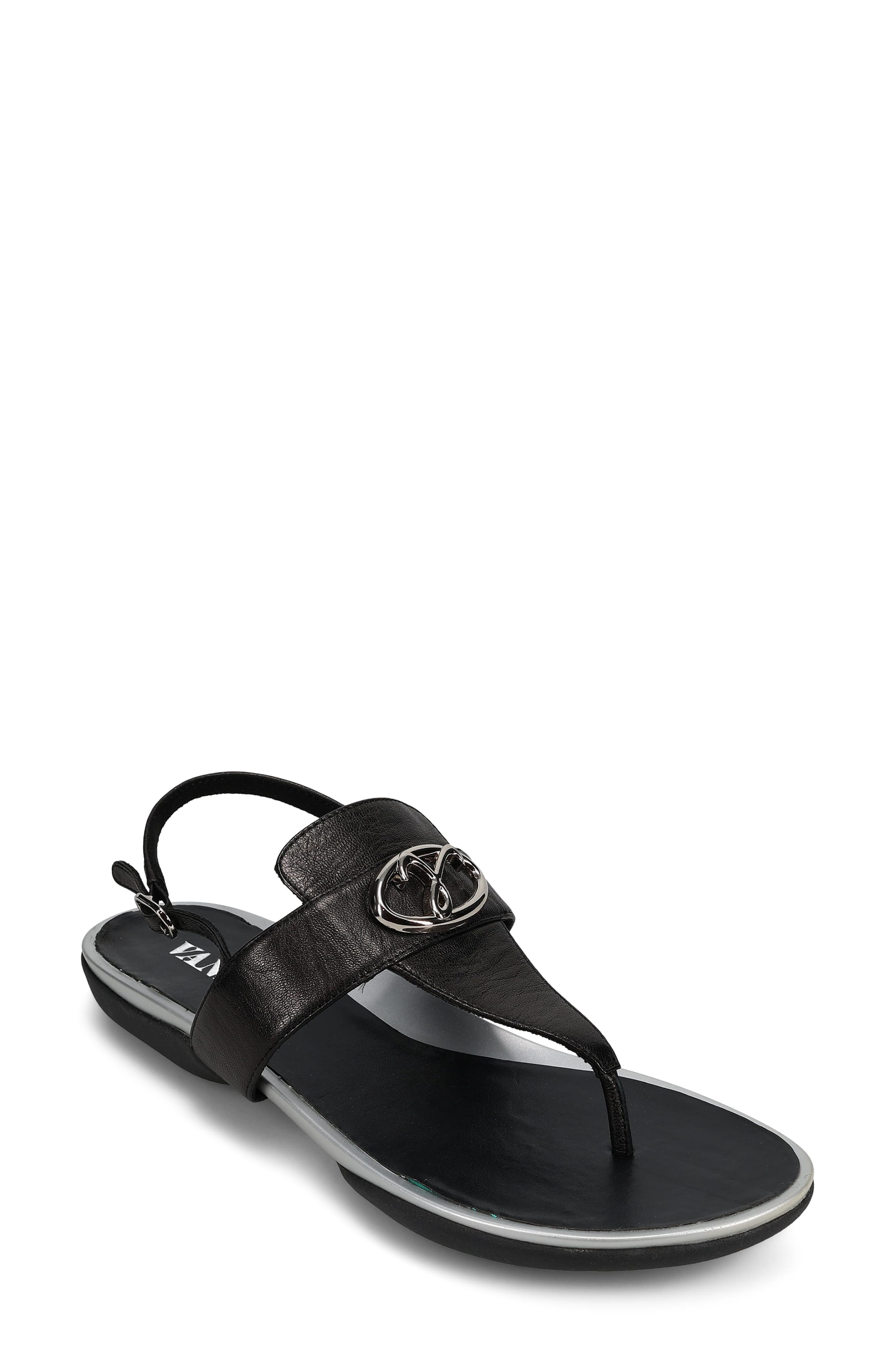 VANELi Walkie Slingback Sandal, Main, color, Black