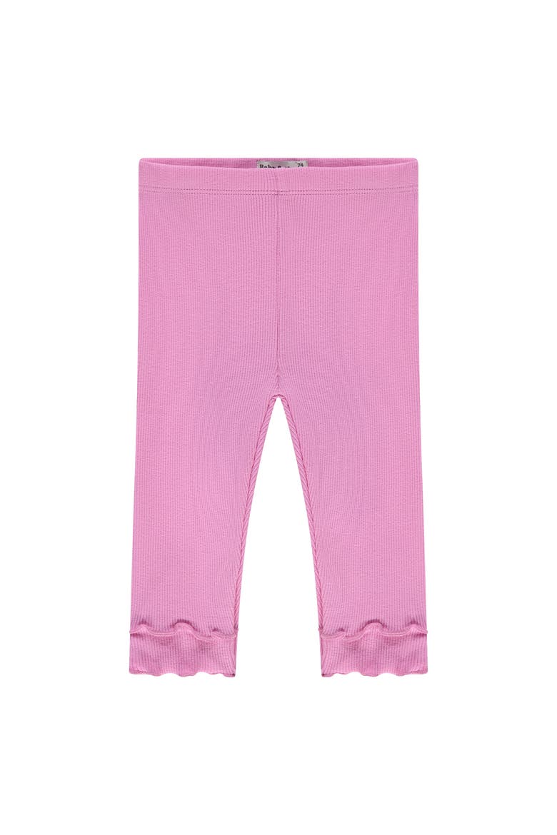 Lettuce Hem Ribbed Legging, Main, color, Candy
