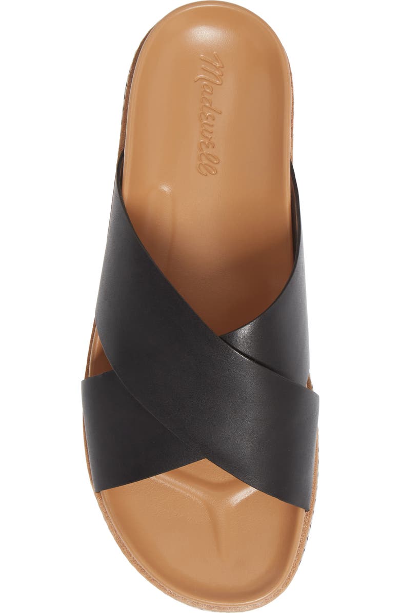 Madewell The Dayna Lug Sole Slide Sandal, Alternate, color,