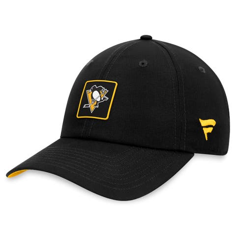 Men's Fanatics Branded  Black Pittsburgh Penguins Authentic Pro Rink Adjustable Hat