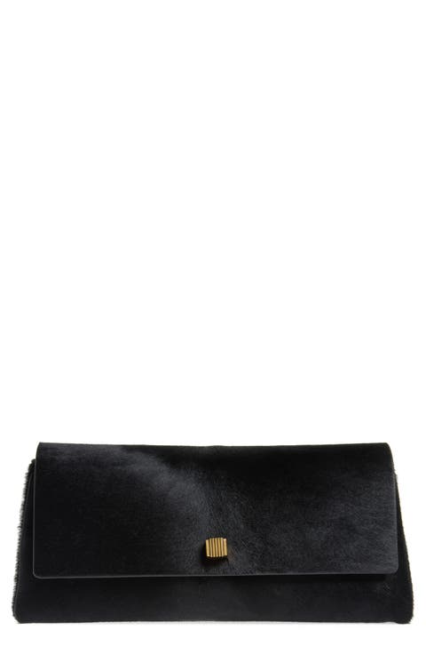 Audrey Calf Hair Clutch