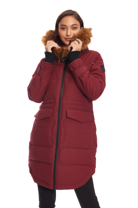 UKON - Vegan Down Drawstring Winter Parka