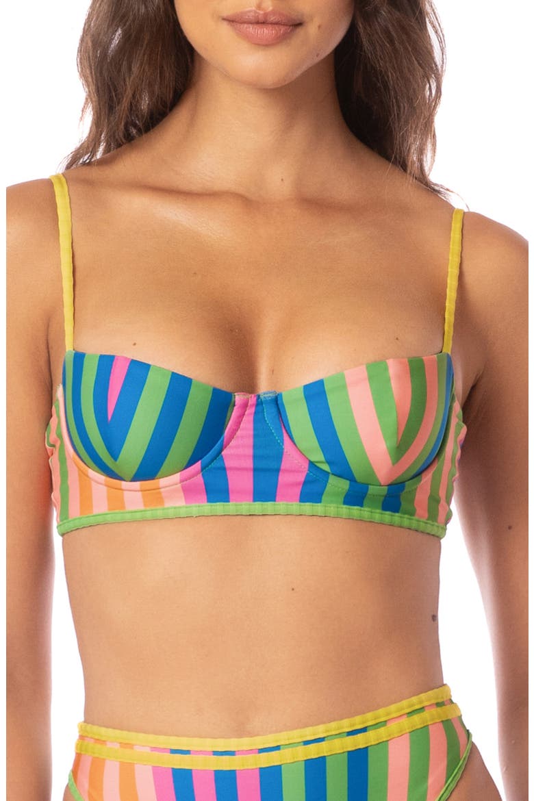 Violeta Reversible Underwire Bra, Alternate, color, BLUE