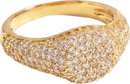 The M Jewelers The Mini Classic Iced Out Pinky Ring