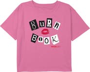 Mean Girls Girl's Mean Girls Burn Book Kiss Graphic T-Shirt