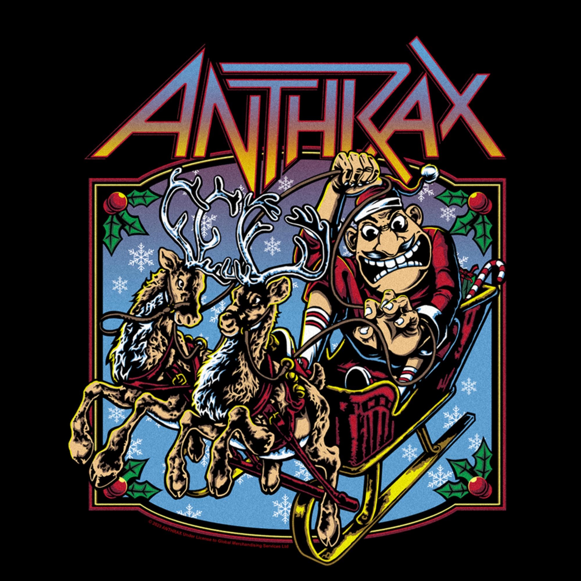 Anthrax Men's Anthrax Not Man Sleigh Graphic T-Shirt (Men) | Nordstrom