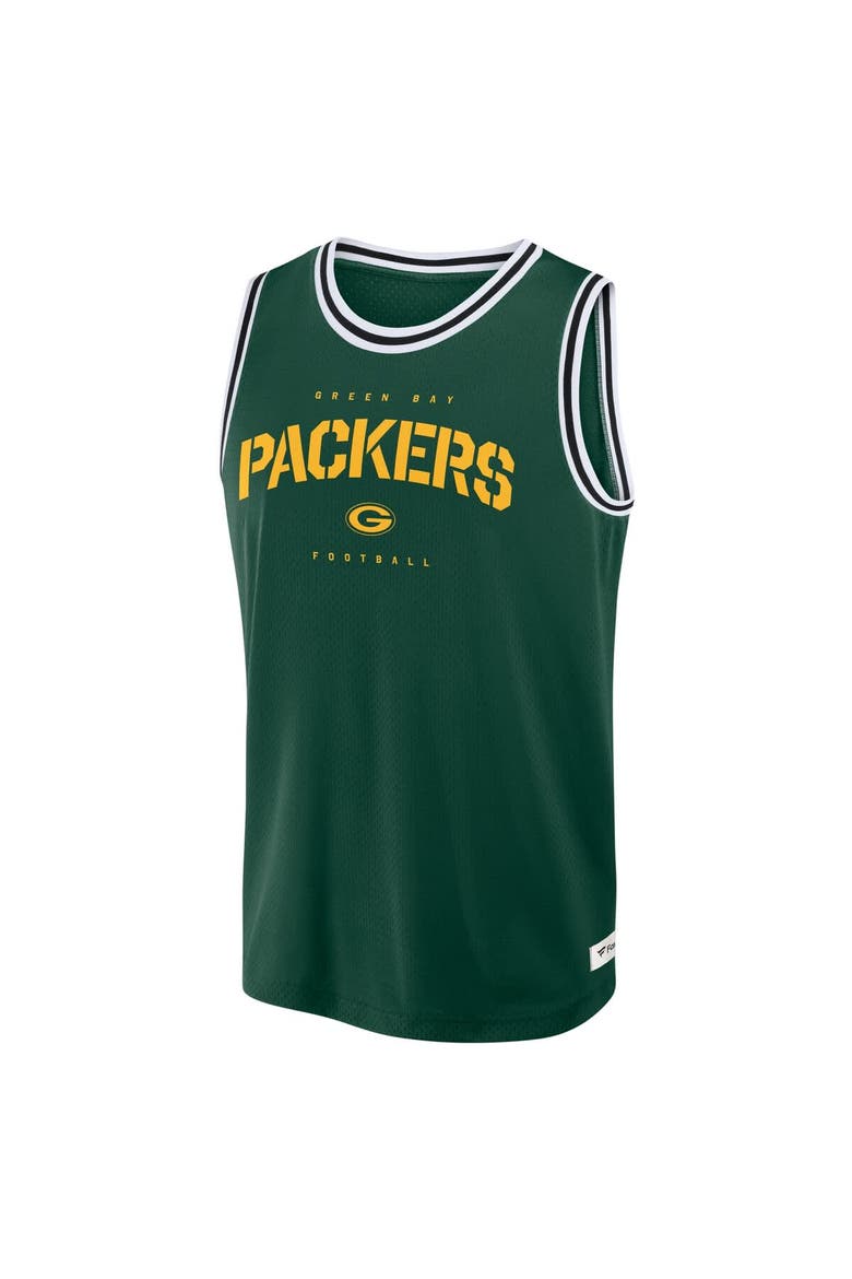 Men's Fanatics Green Green Bay Packers Elements Future Ground Jersey Tank Top, Alternate, color, Green