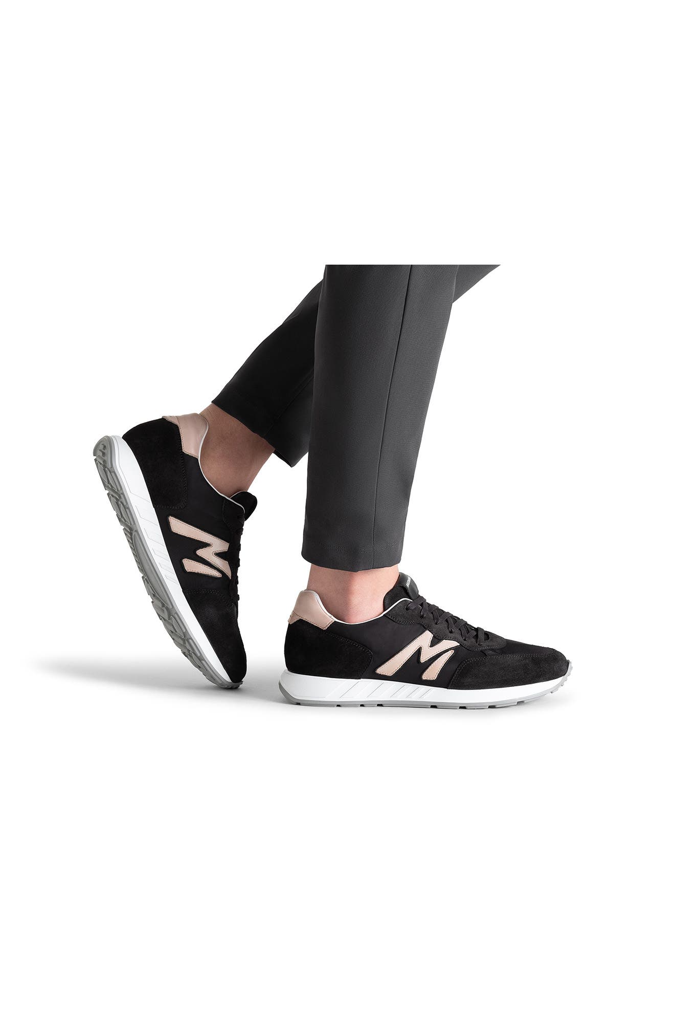 Magnanni Yoki Navy Sneaker, Alternate, color, 