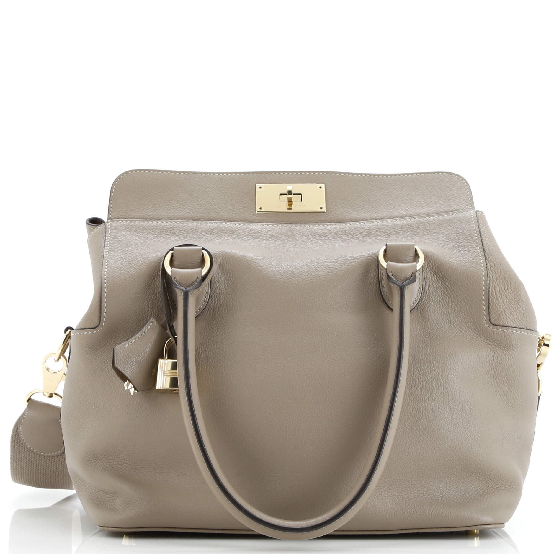 Pre-Owned Hermes Toolbox Bag Evercolor 26, Main, color, 