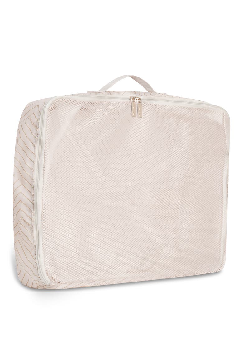 Set of 6 Packing Cubes, Alternate, color, OFF-WHITE