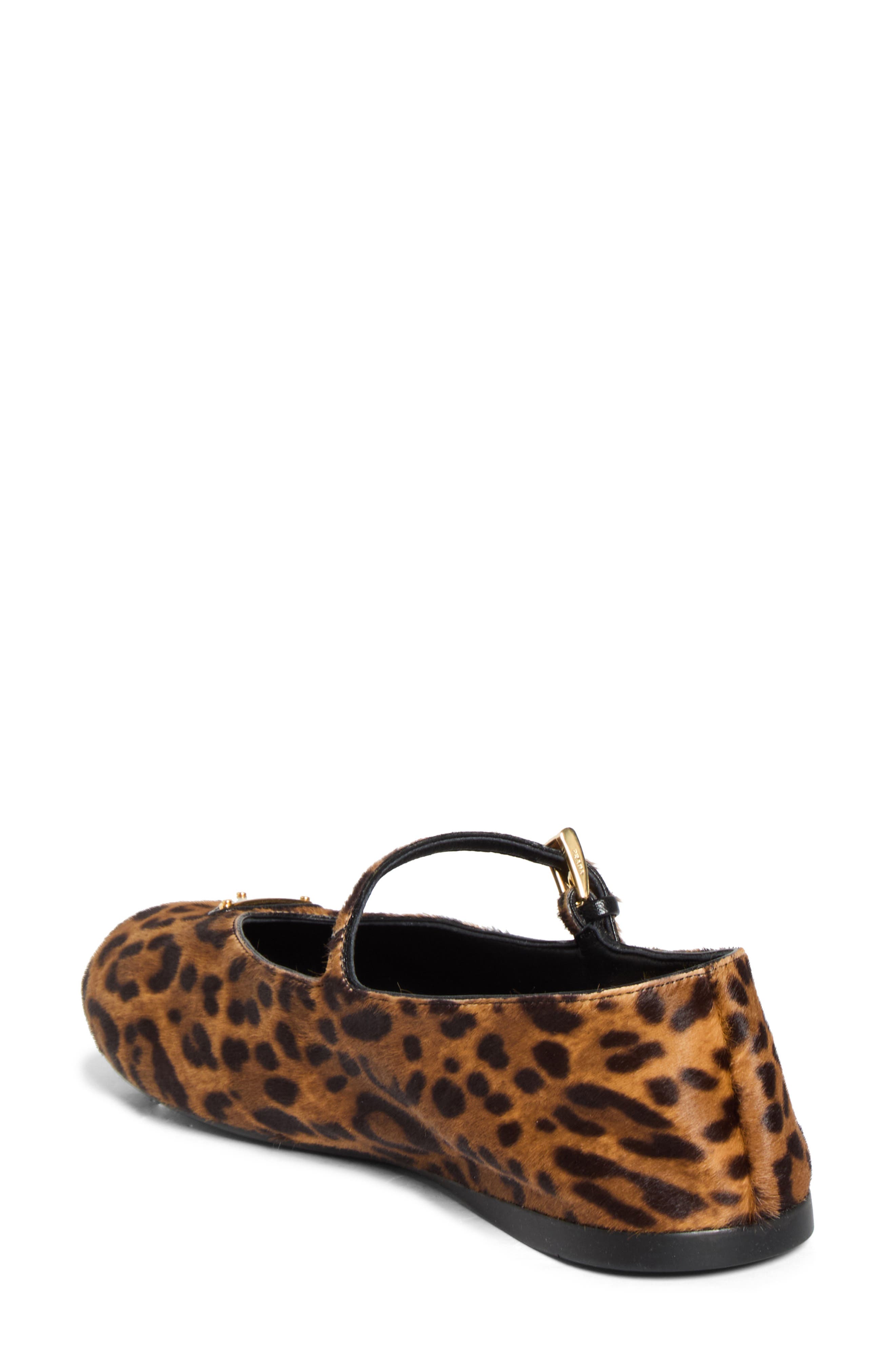 Logo Genuine Calf Hair Mary Jane, Alternate, color, MIELE