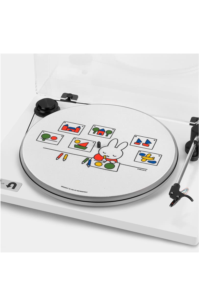 Retrospekt Miffy Double-Sided Turntable Slipmat, Alternate, color, White