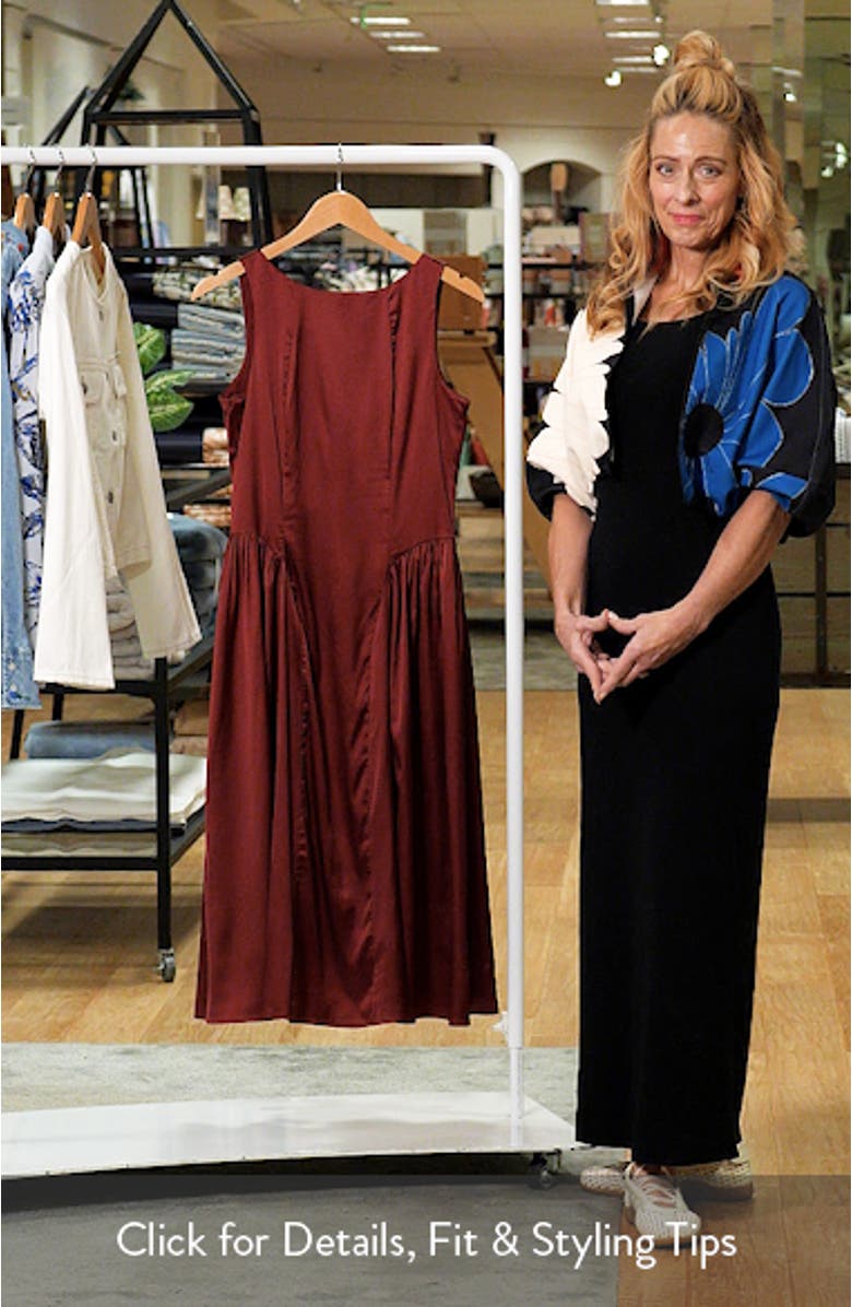 Katelyn Satin Cocktail Dress, sales video thumbnail