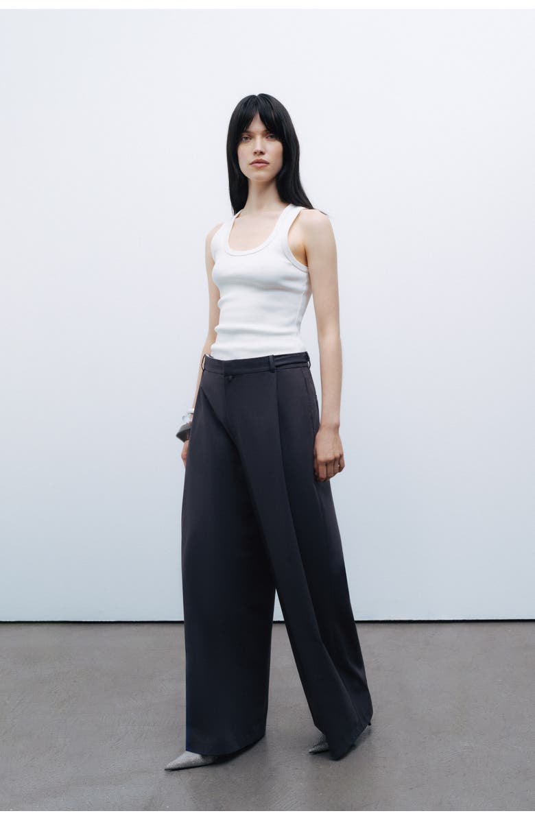 Nocturne Belt Detailed Pants, Alternate, color, 