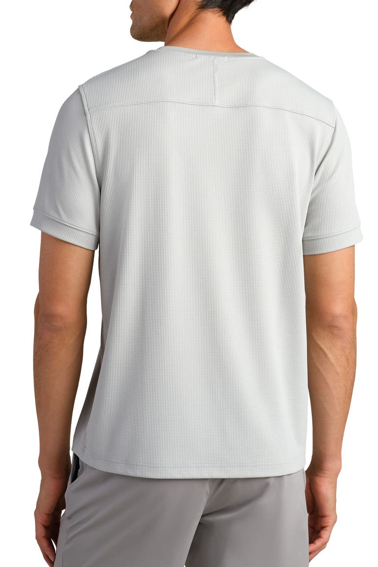 Waffle Tech Crew T-Shirt, Alternate, color, SAGE GRAY