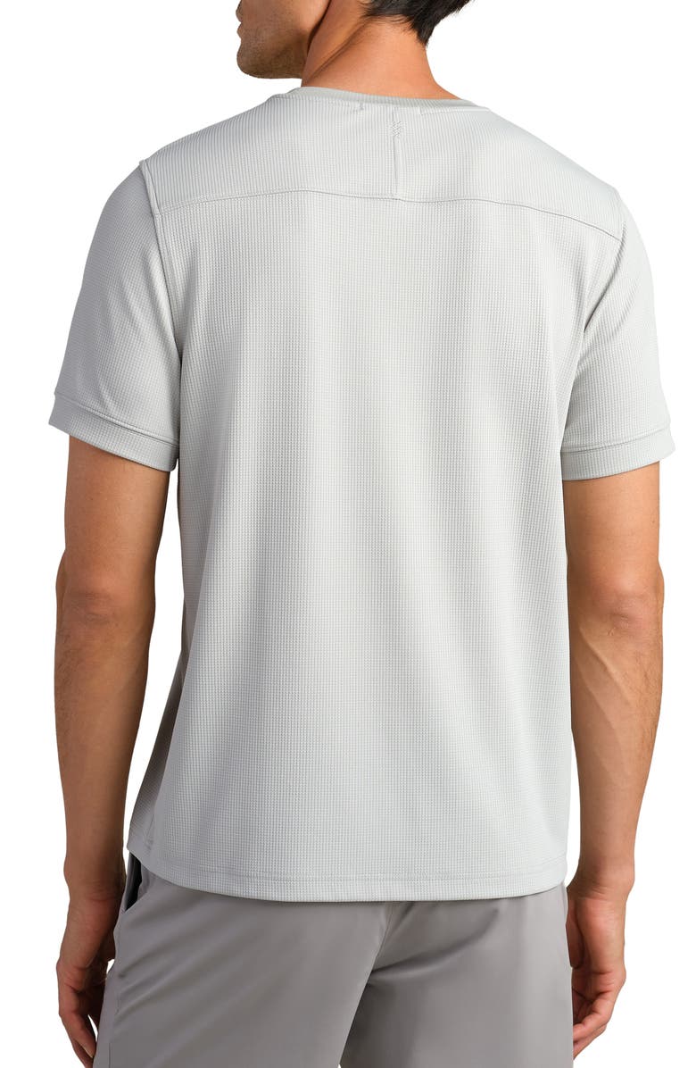 Rhone Waffle Tech Crew T-Shirt, Alternate, color, Sage Gray