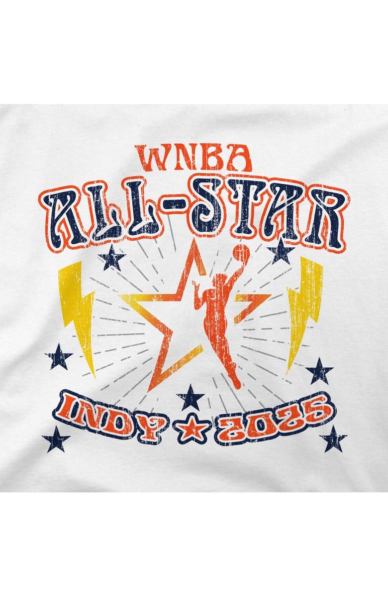 Stadium Essentials Women's Stadium Essentials White 2025 WNBA All-Star Game The Road Cropped T-Shirt, Alternate, color, White