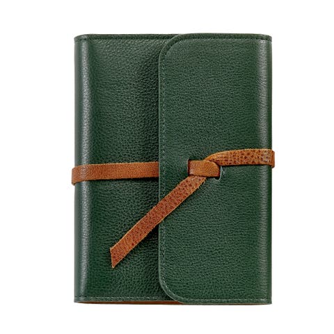 7" Leather Wrapped Refillable Journal
