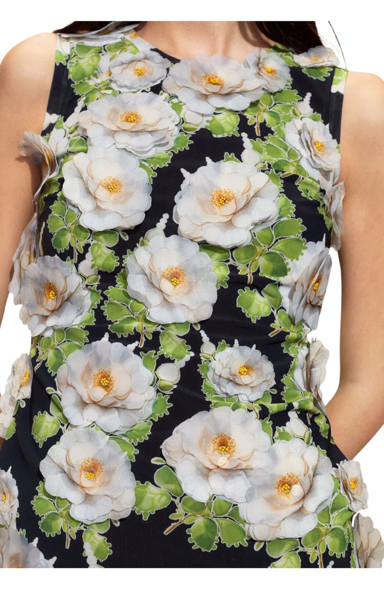 Cynthia Rowley Cornelia Applique Mini Dress, Alternate, color, 