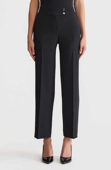 KASPER Extended Button Tab Pants