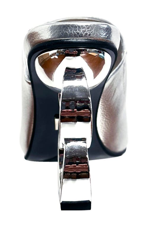 Ninety Union Rumba Slide Sandal In Silver