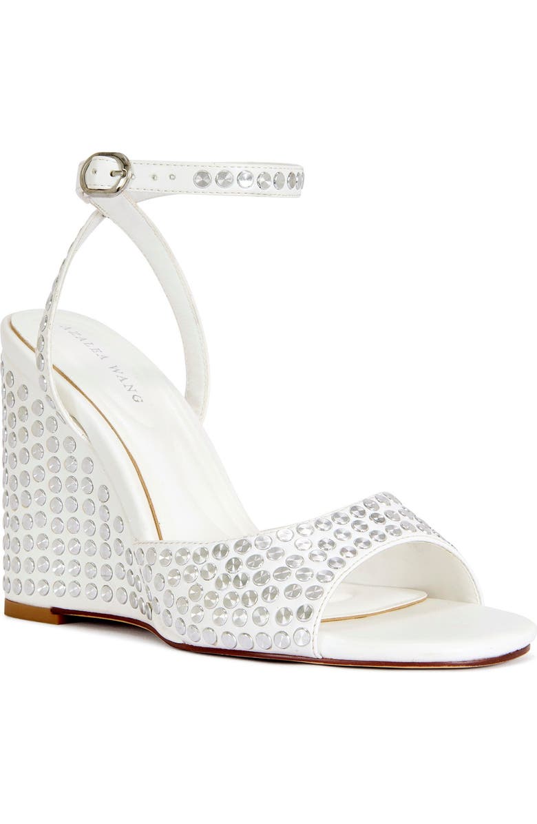 AZALEA WANG Matteus Wedge Sandal, Alternate, color, White