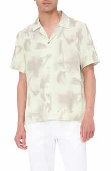 Bugatchi Jackson Abstract Print Camp Shirt