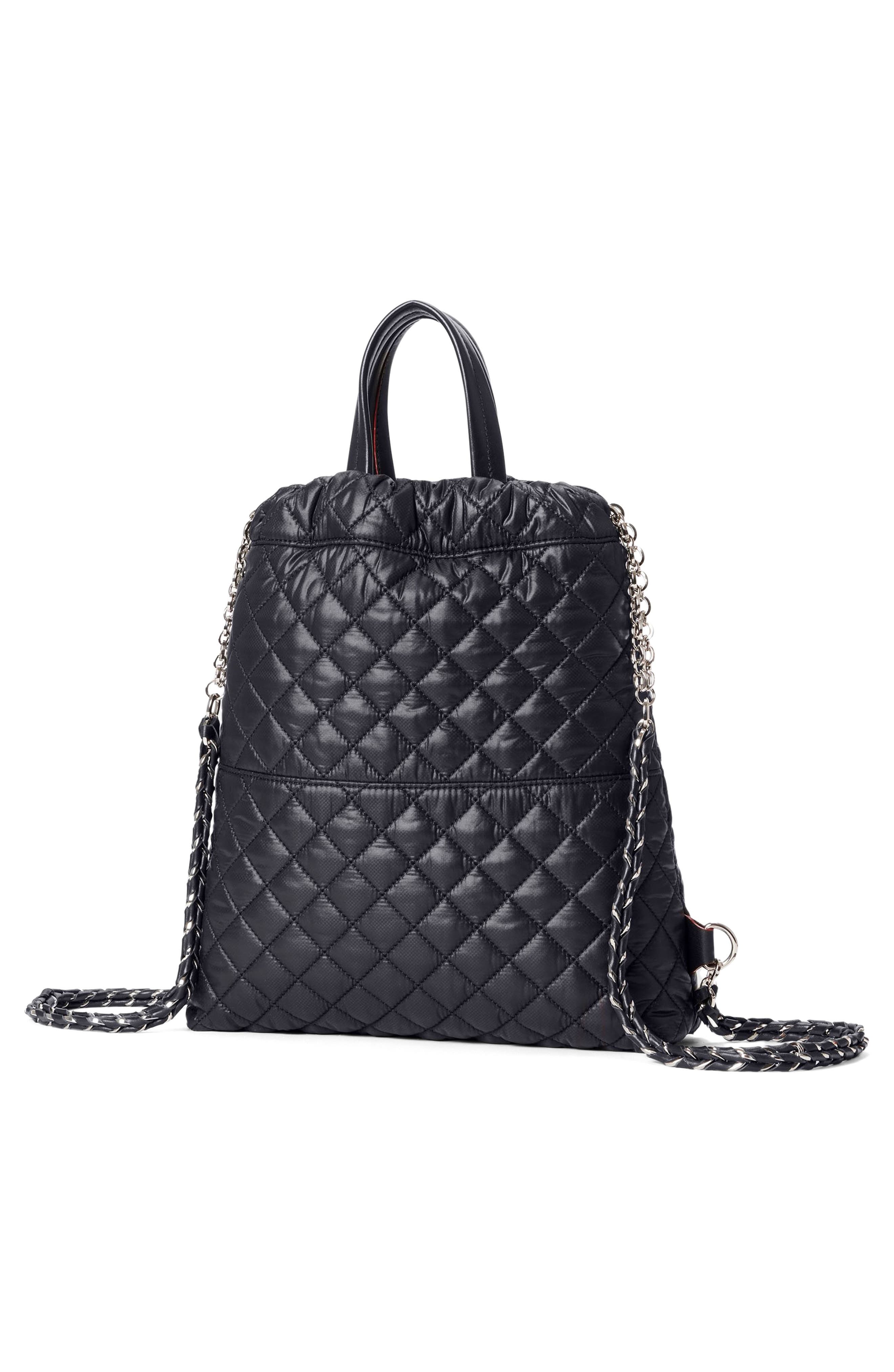 MZ Wallace Crosby Audrey Quilted Nylon Backpack, Alternate, color, 